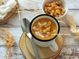 Velouté de butternut aux pois chiches et lait de coco #vegan