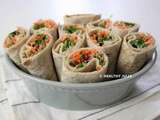 Wraps aux crudités et houmous #vegan