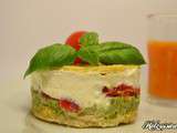 Mille feuilles de tomates et pesto