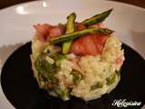 Risotto Asperges vertes et Lard