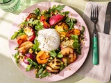 Salade burrata & fruits rôtis : la recette d’été qui change tout