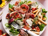 Salade de fin d’été aux figues, prosciutto, pecorino et miel