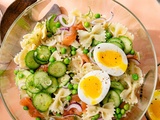 Salade de pâtes au saumon fumé : fraîche et prête en 20 minutes