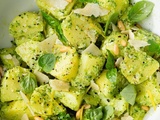 Salade de pommes de terre au pesto, idéale pour accompagner les grillades