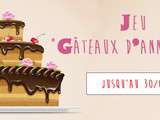 Nouveau : jeu gâteaux d’ anniversaire