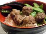 Boulettes de boeuf sauce aigre douce