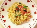 Risotto tomates cerises et basilic