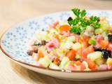 Salade fraicheur de petit cubes