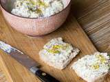 Tartinade de chèvre aux pistaches et menthe