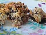 Crumble poire amande et chocolat