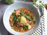 Asapao de camarones - soupe riz et crevettes dominicaine