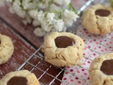 Biscuits aux flocons d'avoine, purée de cacahouète et chocolat #vég