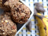 Boules energy banane flocons d'avoine #vég