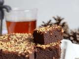 Brownie et noisettes en grains