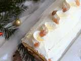 Buche roulée mascarpone confiture de Noel #Jours Heureux