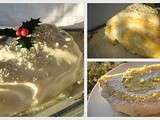 Buche toute blanche pour Noel