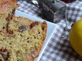 Cake aux dattes, noisettes et citron