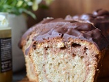 Cake marbré chocolat pistache