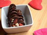 Coeurs chocolat pour la Saint Valentin