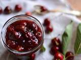 Confiture de cerises vanille cannelle