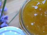 Confiture rhubarbe abricots secs et vanille