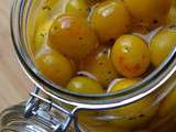 Conserve de mirabelles au sirop léger et à la vanille