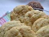 Cookies aux amandes et au chocolat blanc