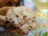 Cookies aux noix de pécan et cranberries