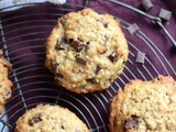 Cookies banane flocons d'avoine et chocolat