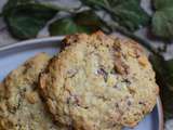 Cookies chocolat praliné et amandes