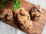 Cookies végans au beurre de cacahouète et chocolat #végan