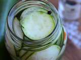 Courgettes fermentées