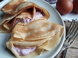 Crêpes ricotta et fruits rouges - Chandeleur