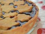 Crostata alle more - tarte à la confitude de mûres