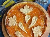 Crostata di Halloween - Tarte d'Halloween à l 'abricot
