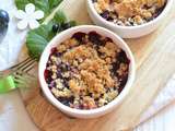 Crumble - crisp au cassis et aux amandes