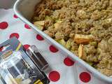 Crumble de rhubarbe vanille