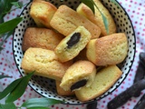 Financiers aux Orangettes au chocolat noir Jours Heureux