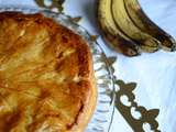 Galette des rois à la crème d'amande et bananes