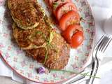 Galettes de flocons d'avoine courgette et fromage #végétarien