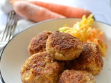 Galettes pois chiches carottes #végétarien
