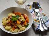 Gnocchi potimarron et noisettes