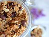 Granola croutillant amandes noisettes et cranberris