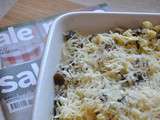 Gratin de coquilettes et champignons