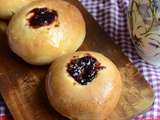 Kolaches ou les brioches thèques à la confiture