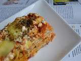 Lasagne aux courgettes, ricotta et truite fumée