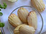 Madeleines à la farine de petit épeautre et citron - l'Epicerie en bocal