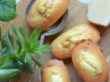 Madeleines à la pâte d'amande