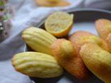 Madeleines au citron et son glaçage