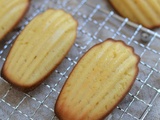 Madeleines citron miel